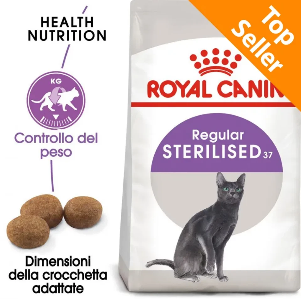 STERILISED 37 ROYAL CANIN 10 KG PER GATTI ADULTI STERILIZZATI - Immagine 3 di 3