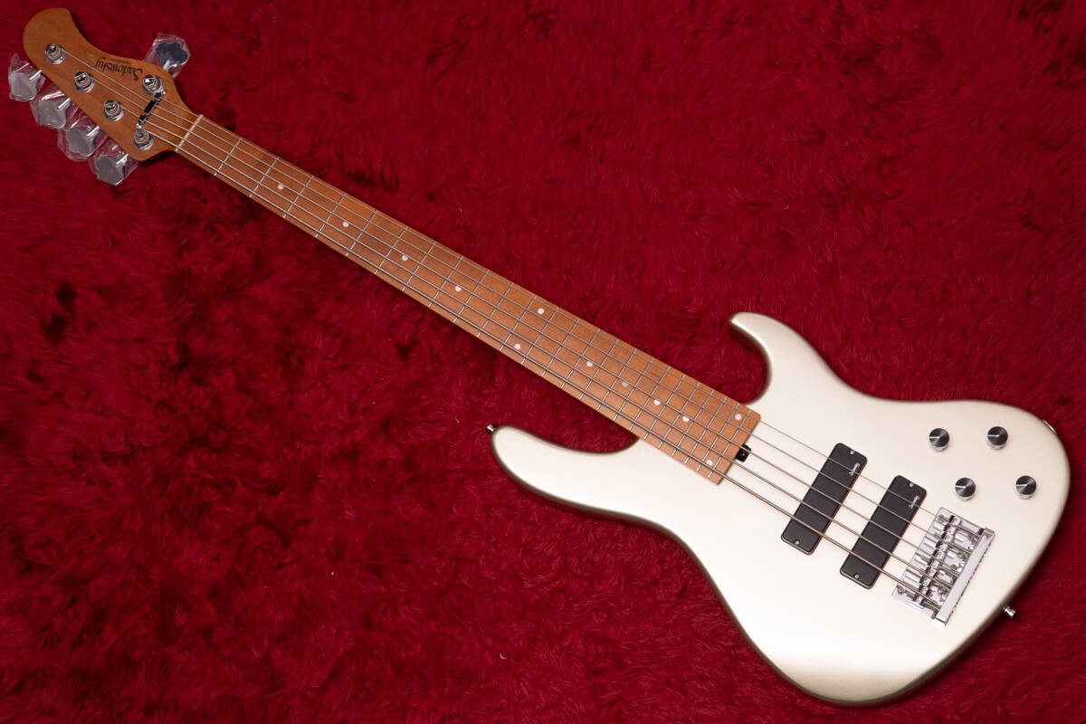 Electric Bass Guitar Sadowsky MX24 MS5 CPN White Metro