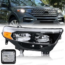 For 2020-2024 Ford Explorer XLT Limited Full LED DRL Passenger Side Headlight RH