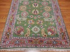 Turkish Oushak Rug, Modern Multicolored Handmade Bohemian Rug 4.1x6 Ft — photo 2
