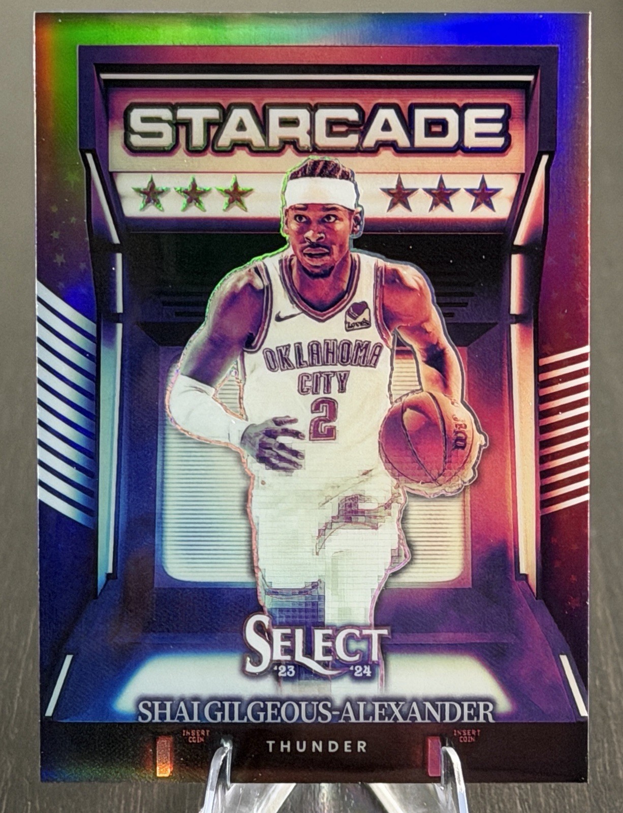 2023-24 Panini Select Shai Gilgeous-Alexander Starcade Case Hit SP OKC Thunder