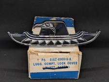 Nos 1961 1962 1963 Ford Thunderbird Luggage Trunk Lock Cylinder Cover
