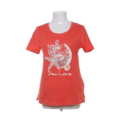 BPC Selection, T-shirt, Größe: S, Rot, Baumwolle, Print, Damen #7uS