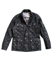 Barbour McQueen Jacket L Black Polyester Special Edition