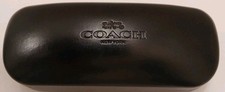 COACH BLACK CASE AUTHENTIC EYEWEAR EYEGLASSES GLASSES CASE ONLY