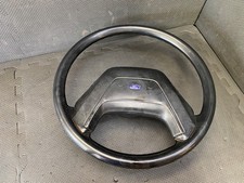 1987-1991 Ford Truck Bronco Steering Wheel Oem Black F-150 F-250 F-350 Rubber