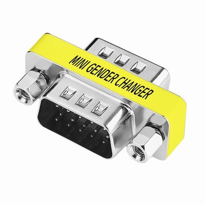 N07 VGA D-SUB Adapter 15 Pin Verlängerung Kupplung für PC Monitor Kabel SVGA