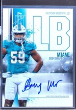 2024 Topps Signature Class Grayson Murphy Auto #RCA-GM Dolphins Rookies Class I