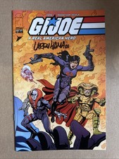 GI JOE REAL AMERICAN HERO #325 WHIGHAM VARIANT SIGNED LARRY HAMA COA COVER D