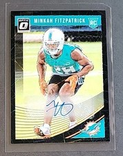 Minkah Fitzpatrick2018 Donruss Optic Black Velocity Prizm RC Auto #/25 SSP Rare