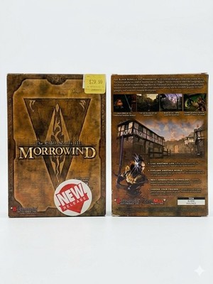 Elder Scrolls III: Morrowind Original Box CIB And Manual For Pc