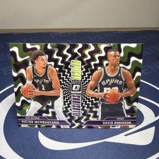2024 Optic Victor Wembanyama and David Robinson Optical Illusion #5 (18)