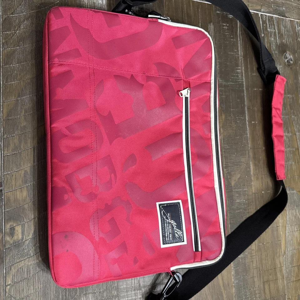 Golla Bolso Mensajero para Computadora Portátil Estuche de Transporte Rosa Bolso Protector para Laptop Foto 2 de 4