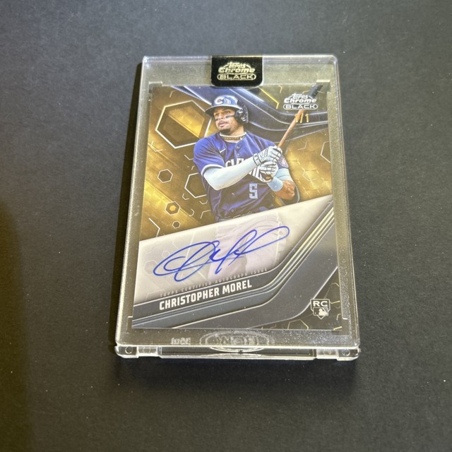 2023 Topps Chrome Black- Auto Christopher Morel #CBA-CMO SuperFractor 1/1 AU ,RC