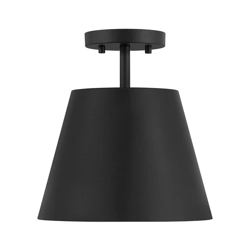 Bellevue SHCF47537 10"W Semi-Flush Ceiling Fixture - Black - Picture 9 of 12