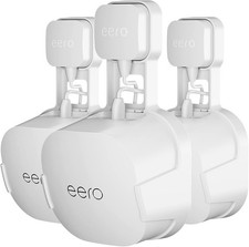 Outlet Wall Mount Holder for Eero 6 or Eero 6 Mesh Wi-Fi System 3 Pack 