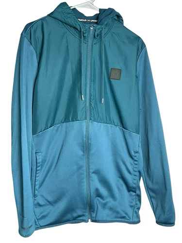 VETEMENTS Under Armour UA Storm Essential Swacket Giacca con Cappuccio Pile Full Zip Blu M