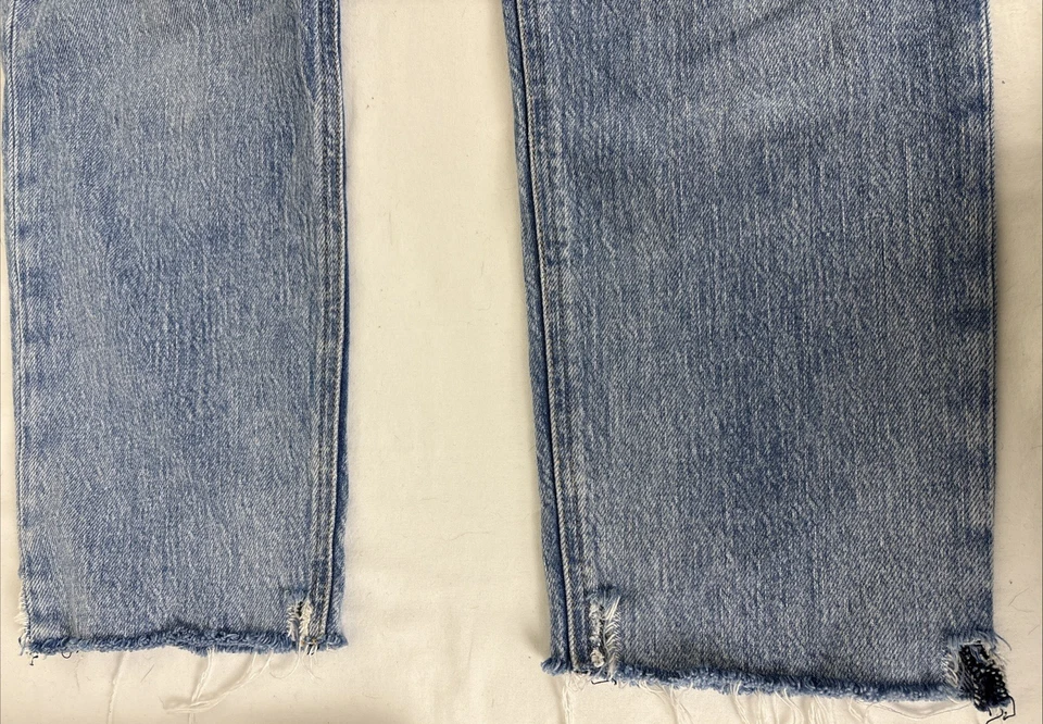 Rag & Bone Dre Low-Rise Slim Boyfriend Jeans Frayed Hem Size 27 (32x26)Denim USA - Image 4 of 4