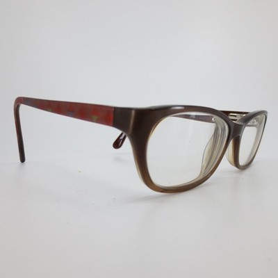 Cosmopolitan C906 Brown Gradient Rectangular Eyeglasses Frames 52-15-140 Pattern