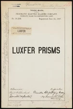 Prismatic Electro Glazing Company for Luxfer Prisms brand Prismatic Glass for