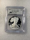 1988-S  BLACK LABEL  American Silver Eagle ICG MS70  SIGNED Austin Hutto