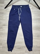 Figs Zamora Jogger Scrub Pants Women  s Small Blue Technical Collection