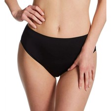 Women's Bali DFEL62 Comfort Revolution Easylite Hi-Cut Panty Black Size M 2836
