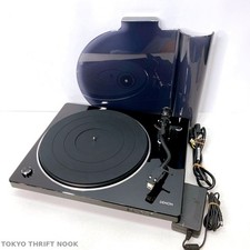 Denon DP-450USB Belt Drive Turntable Black USB Recording w/ Cartridge Japan