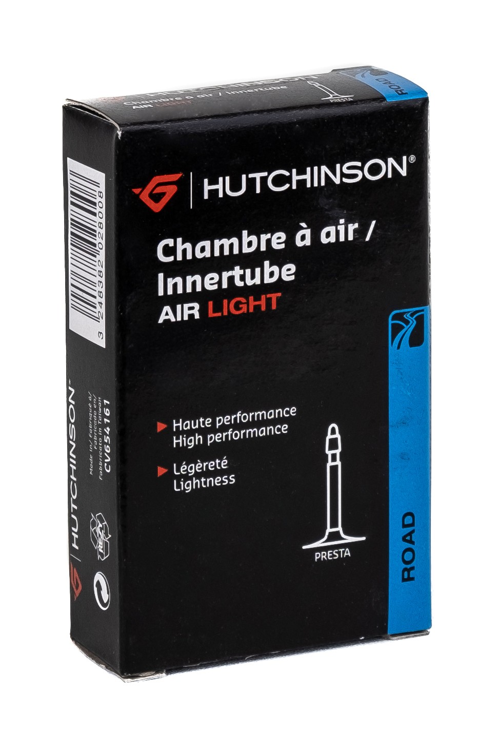 HUTCHINSON Luce dell'aria 28' Fahrrad Schlauch Nero