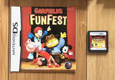 Nintendo DS Garfield's Fun Fest 2ds 3ds XL Video Game CIB Box Manual EUC