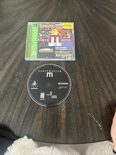 PlayStation 1 PS1 Game Namco museum Volume 3 CIB Complete In Box