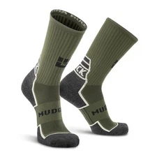 Ruck Socks, Merino Wool Tactical Boot Socks for Military, Medium Army Green
