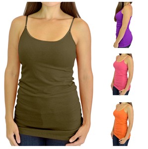 strap spaghetti camisole basic solid tank cotton colors