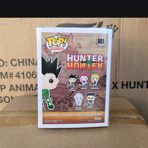 FIGURA DE JUGUETE DE VINILO FUNKO POP JAPÓN ANIME HUNTER X HUNTER GON FREECSS #651 41062 - Imagen 2 de 3