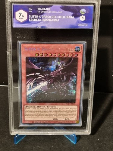 YUGIOH! - SLIFER IL DRAGO DEL CIELO - RARA SEGRETA - GRAAD 7,5 - NO PSA BGS - Imagen 3 de 8