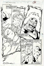 X-Men Adventures #10 Page 10 Original Art Splash Apocaylpse Rachel Summers Pro X