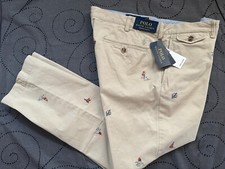 RALPH LAUREN CLASSIC CHINO SLIM FIT PANTS SIZE 36 X 30 MEN NWT 148.00