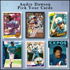 Andre Dawson (1980-2021) / Pick Your Cards / Buy 4+ Save40%