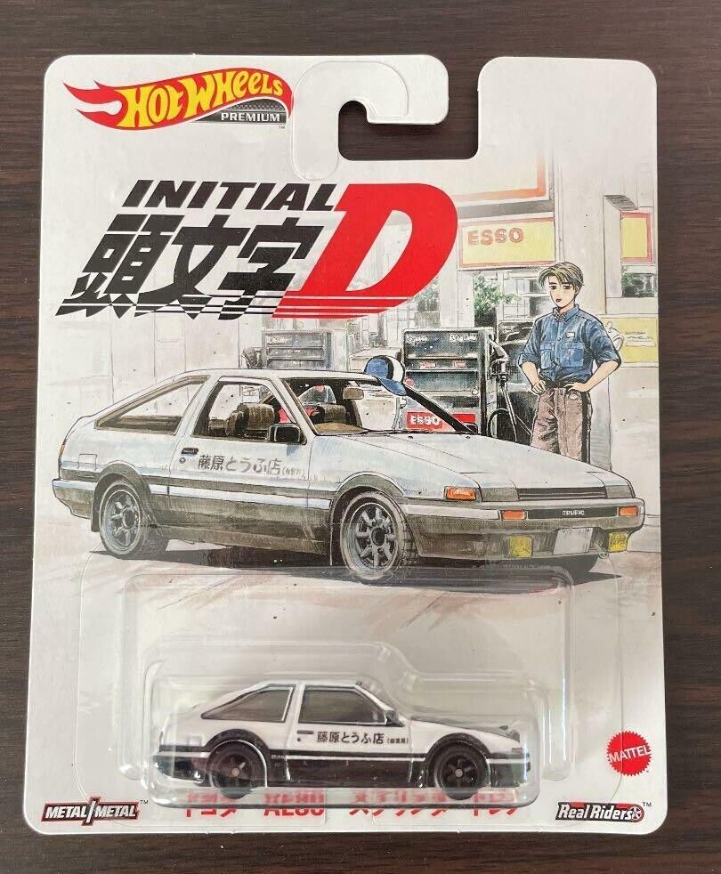 Hot Wheels Initial D Metal Ae Toyota Sprinter Trueno Collection Fujiwara Tofu Ebay