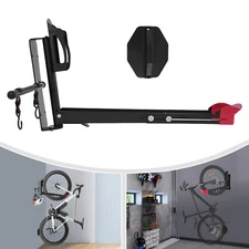 Rotatable Bike Hanger, Wall Mount Carbon Steel Bike Rack, Swivel Bike Rack