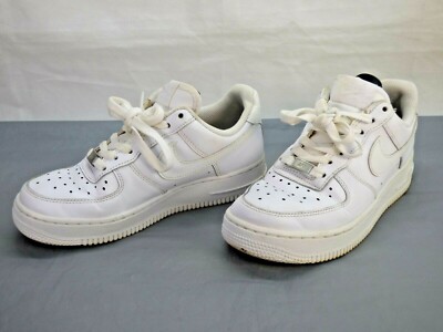 Nike Air Force 1 Sneaker Triple White 315116-112 2018 Iconic Schuhe Gr. UK 3,5