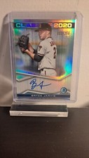 Bryce Jarvis 2020 Bowman Chrome Draft Class of Refractor Auto Diamondbacks /250