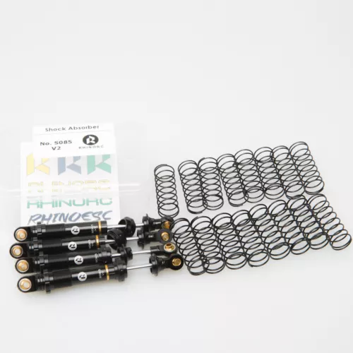 4 Stück verstellbare Metall Stoßdämpfer für 2-4KG 1/10 RC Crawler Auto Rig S085 V2 - Bild 2 von 8