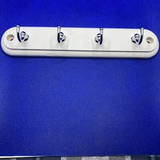 Small Wood Key Holder Screw Mount,overall Good Shape Has Some Scuff Marks