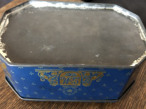 Vintage metal tin, 1910-1935 Silver Jubilee of the King & Queen, City of Halifax - Picture 4 of 5
