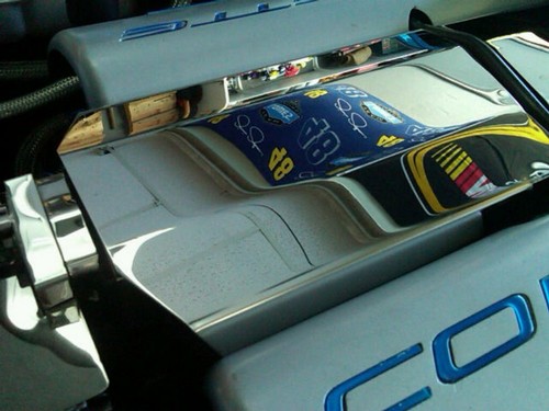 C5 Corvette CUBIERTA PLENUM 2 piezas acero inoxidable pulido 1997-2004 colector de admisión - Imagen 9 de 10