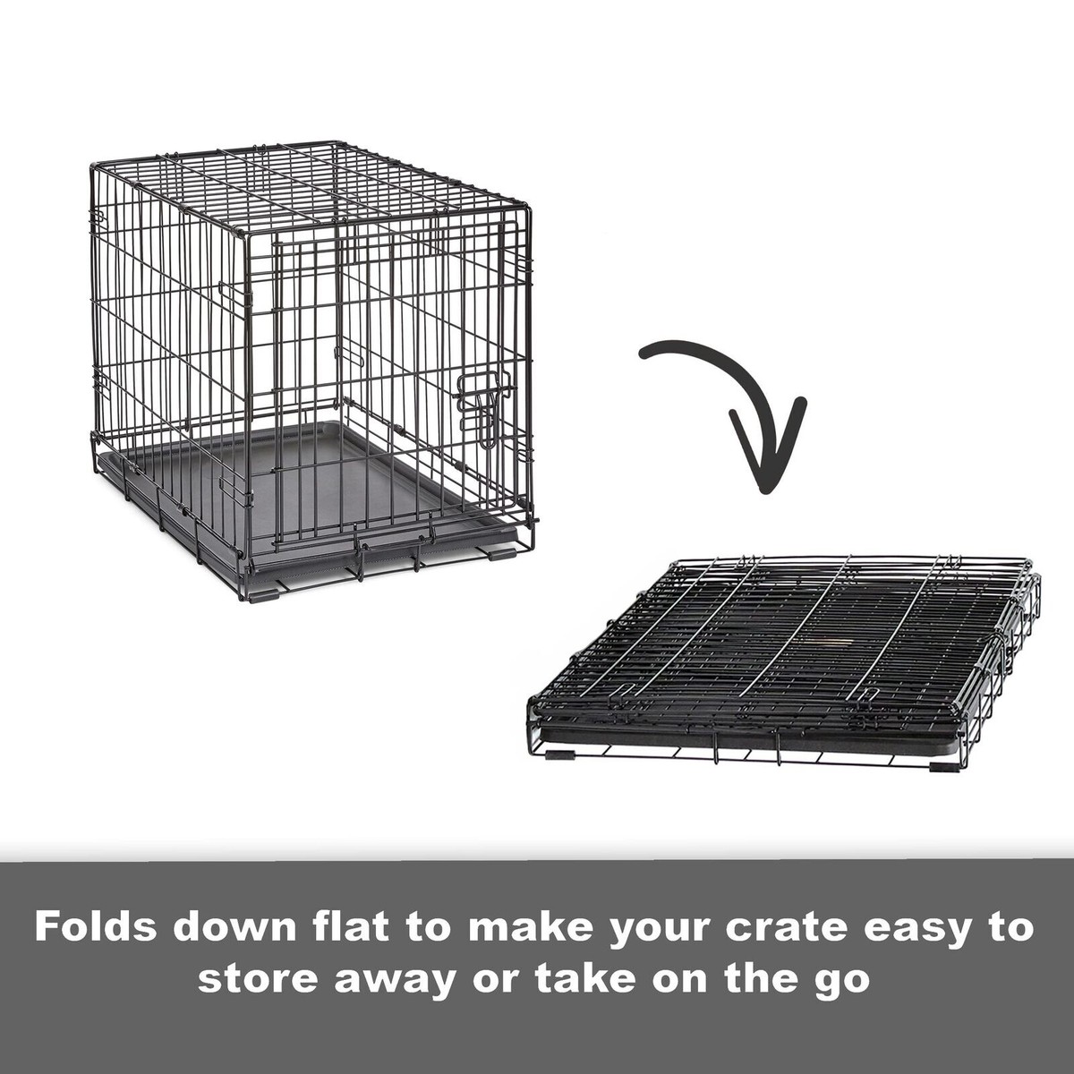 New World B36 Folding Dog Crate — 36
