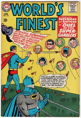 アメコミリーフ World's Finest #153 1965年 CGC3.0 アメコミリーフ World's Finest #153 1965年 CGC3.0