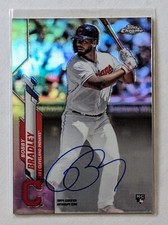2020 Topps Chrome Bobby Bradley Refractor Auto RC /499 #RA-BB Guardians