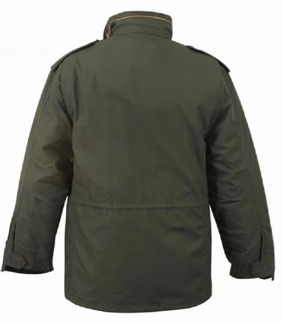 M-65 Field Jacket Olive Drab OD GREEN US Army Vet Navy Seabees Military Veteran image 3